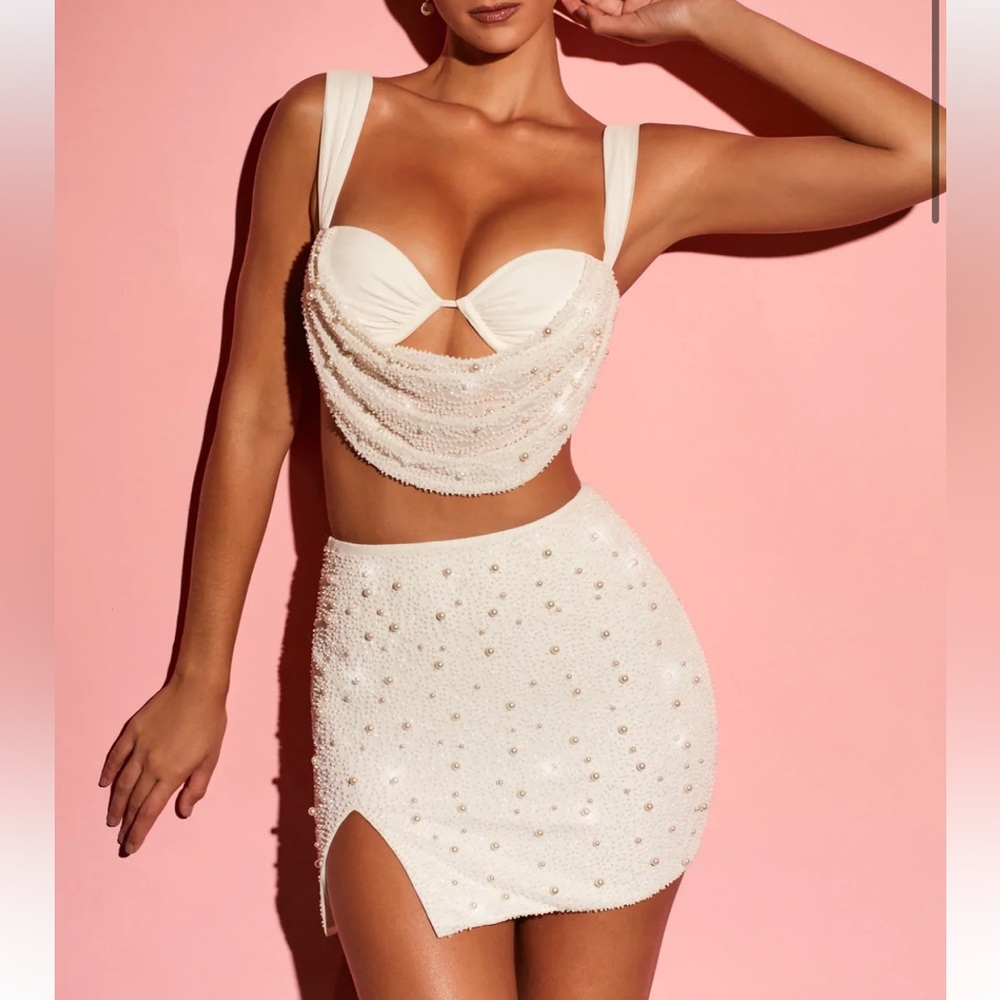 Oh Polly White Crop Set size 4/6